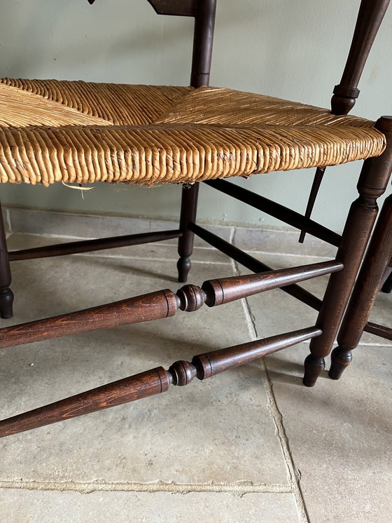 Image 1 of Brutalistische antieke fauteuils