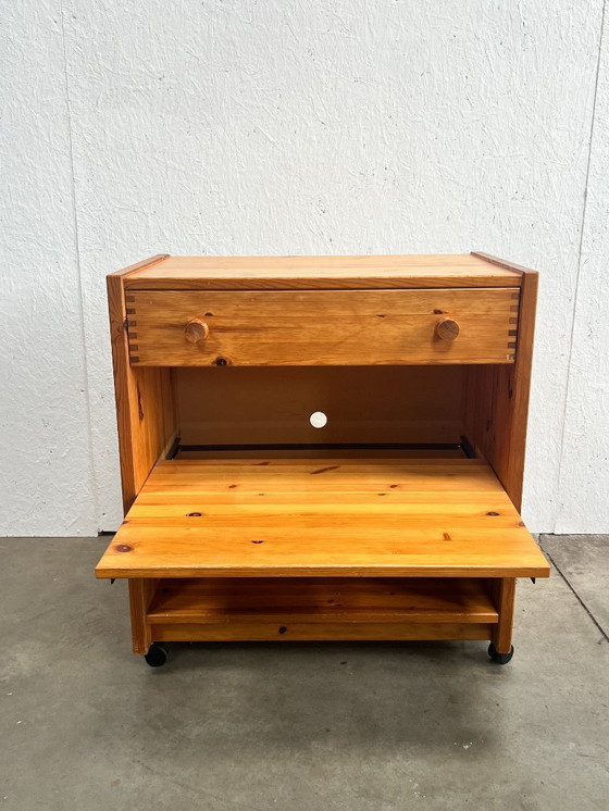 Image 1 of Vintage Audio Furniture, Cabinet, Pin, Pull-out Leaf, 1970's / 1980's