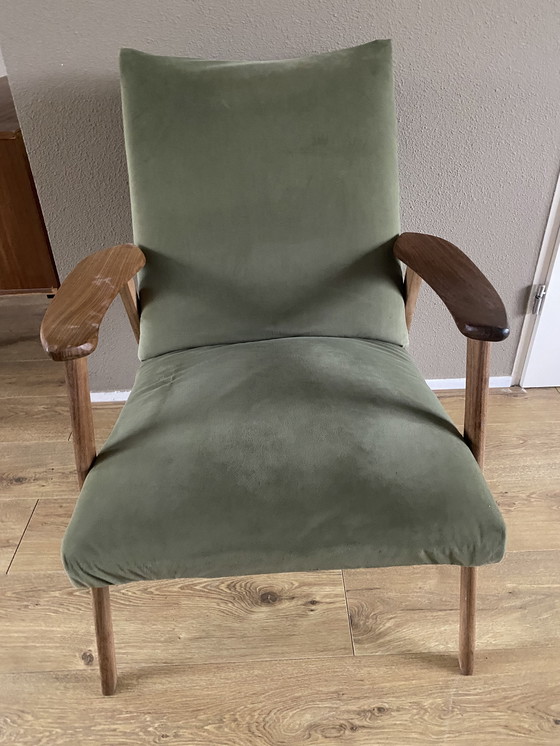 Image 1 of 2 vintage Scandinavische stoeltjes teak jaren 60