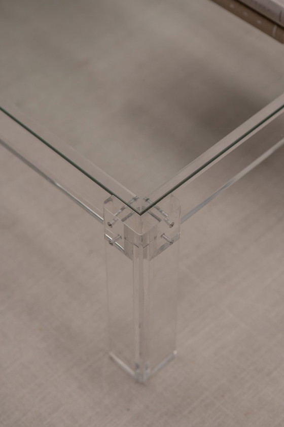 Image 1 of Minimalist Plexiglass Coffee Table, 1970s