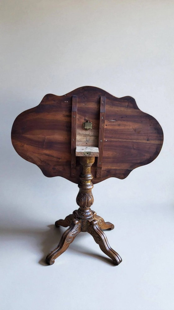 Table violon à quatre pieds vers 1900 – Tables d'appoint (photo 12 of 14)