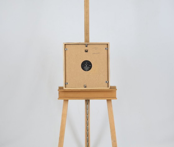 Image 1 of Oliver Jordan (1958) - Portrait de Ringo Starr - 2005 - Huile sur microsillon - 43 x 43 cm