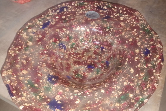 Image 1 of Coupe à fruits en verre d'art, Galerie du verre Willingen