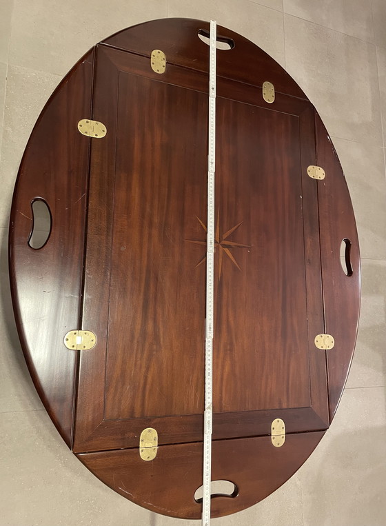 Image 1 of Mid Century Mahogany Butler's Cocktail Table