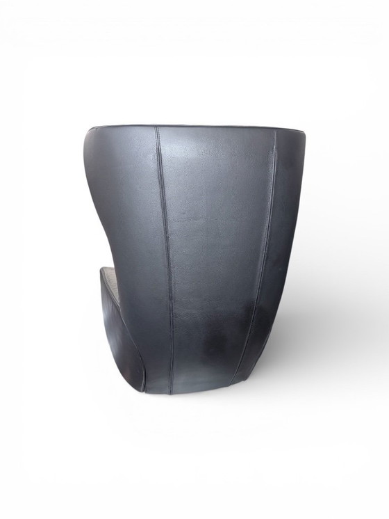 Image 1 of Fauteuil inclinable en cuir Audioluce FSM K99 noir avec haut-parleurs