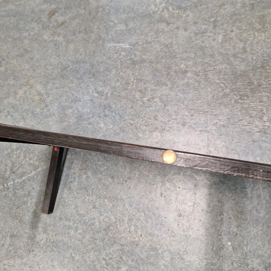 Image 1 of Panca vintage a doghe in legno di teak, anni '60-'70