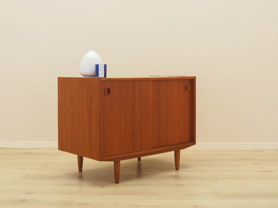 Image 1 of Teakhouten kast, Deens design, jaren 70, gemaakt in Denemarken.