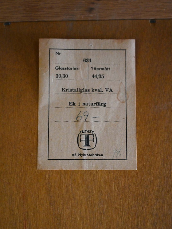 Image 1 of 1960s Adjustable Fröseke Teak Tabletop Mirror