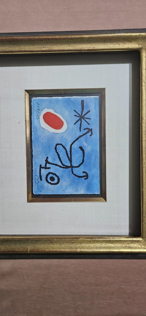 Image 1 of Greeting card from Joan Miro and Pilar Juncosa 1966