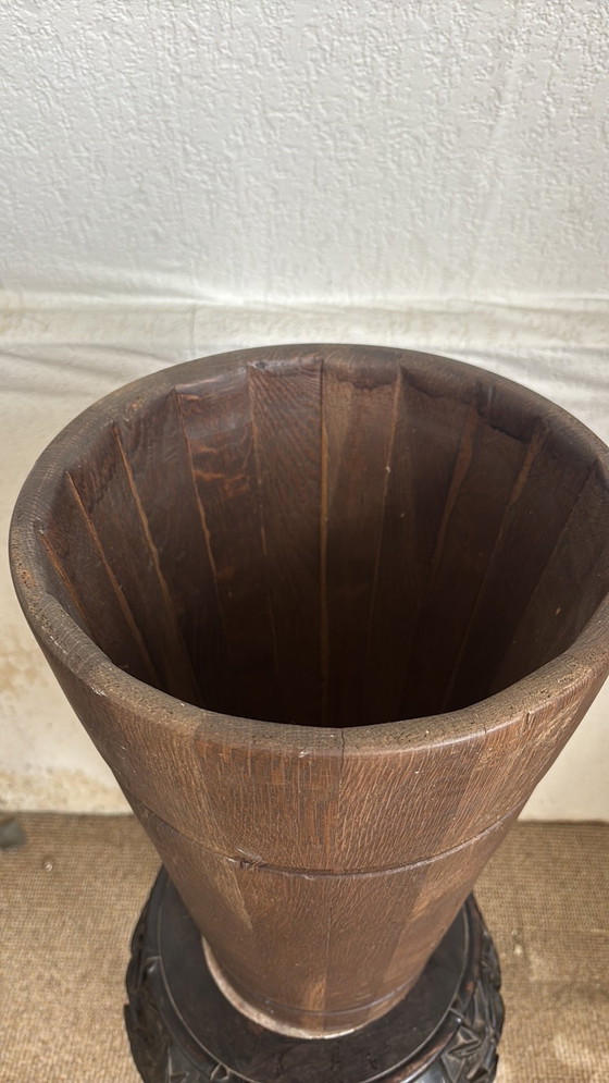 Image 1 of Paragüero antiguo de madera