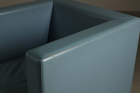 Image 1 of Pair of "Moji" Armchairs by Shigeru Uchida for Poltrona Frau, Italy