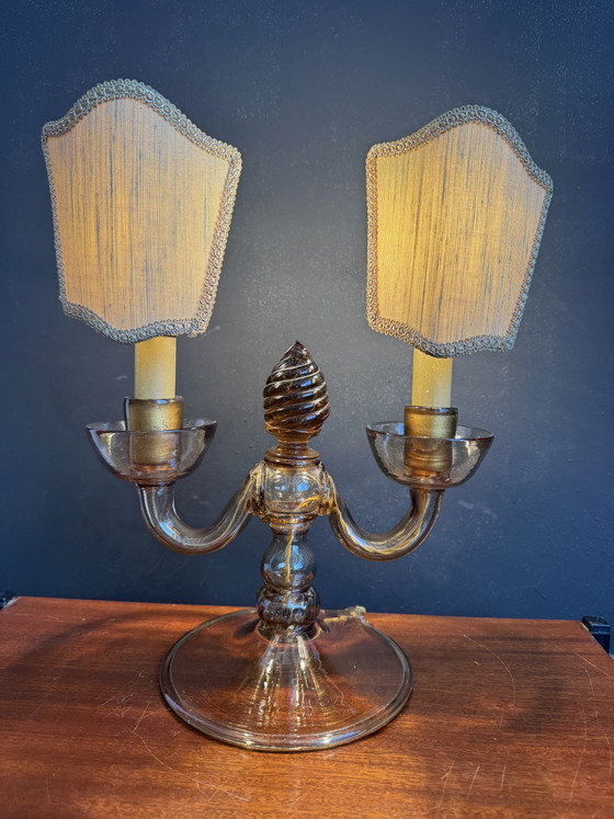 Image 1 of Antico candelabro in vetro di Murano Vittorio Zecchin