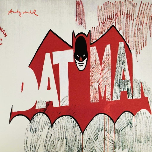 Litografia in edizione limitata "Batman" di Andy Warhol, realizzata da CMOA e numerata a matita.