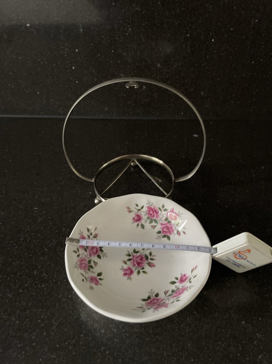 Enoch Wedgwood Bonbonnière – Stoviglie, Porcellana, Metallo (photo 5 of 12)