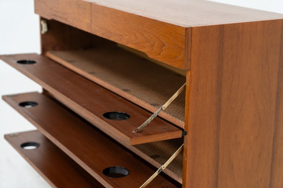 Image 1 of Teakhouten schoenenkast (Duitsland, jaren 60).