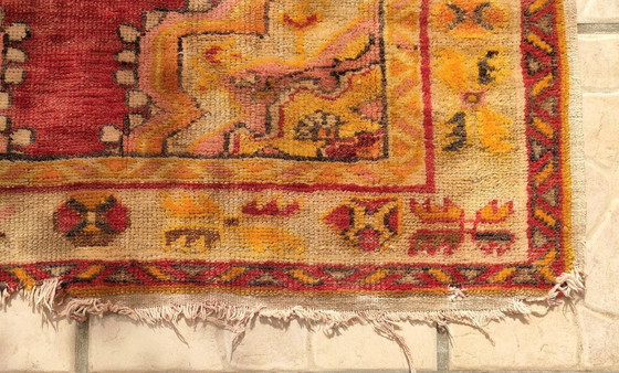 Image 1 of hand-patinated rug, 166 cm x 95 cm, mid-20th century