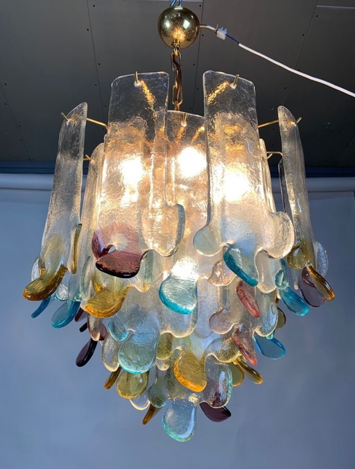 Alfredo Barbini raro par de araña 1970's