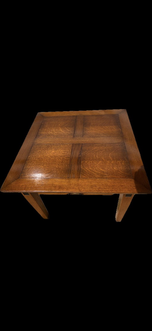Table basse Art Nouveau en bois de cerisier