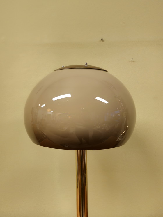 Image 1 of Vintage Herda Mushroom Tafellamp Bureaulamp Lamp Messing 