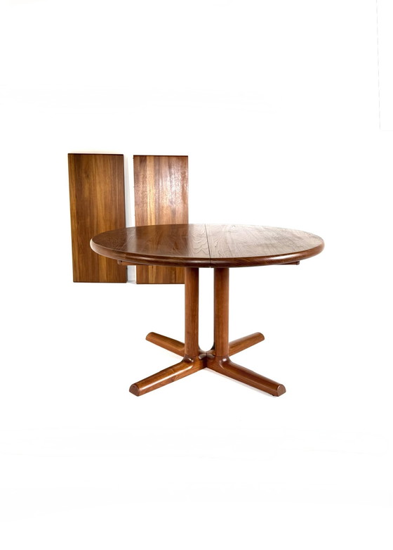 Image 1 of Vintage XL extendable teak dining table, Dyrlund ‘70