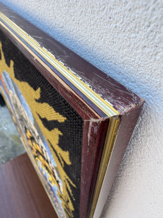 Image 1 of Arazzo con gallo sgargiante, anni '70