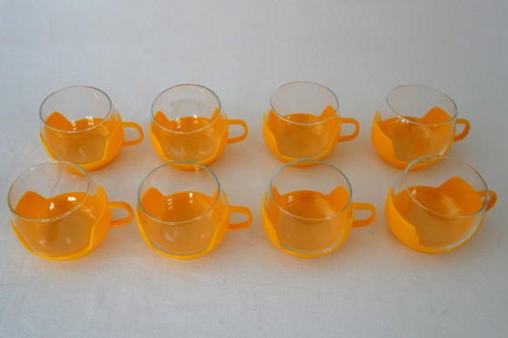 Image 1 of Service à café ou thé Space Age, 1970s, Set de 9