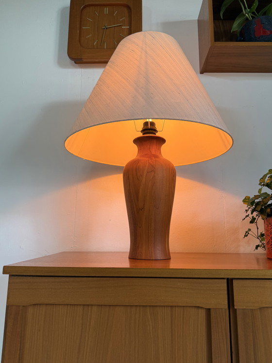 Image 1 of Lampe de table vintage XL en teck, Dyrlund '80