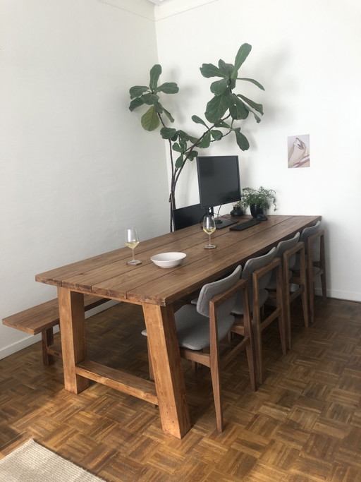Set van 6 Mid-Century Modern eetkamerstoelen Jan Kuypers voor Imperial Furniture Manufacturing