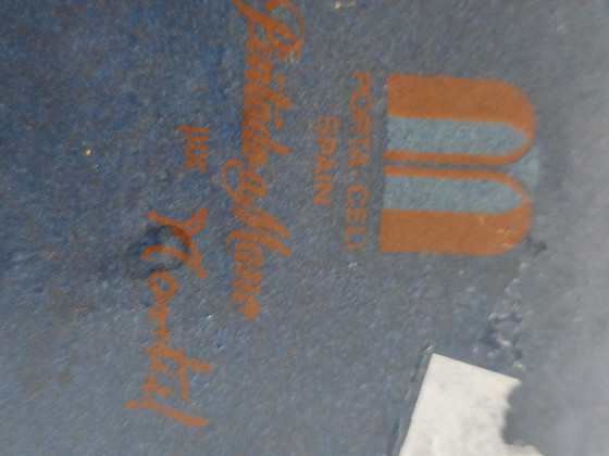 Image 1 of Porta Celi vintage da appendere alla parete, decorazione da parete, porta piante in ceramica, 2 pezzi