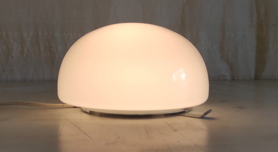Image 1 of Opaline globe ceiling or wall light - mid-20th century
