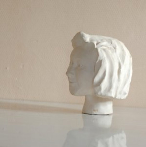 Image 1 of Gipsen hoofdsculptuur, Frankrijk