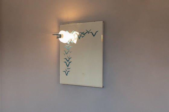Image 1 of Italian Modern Wall Mirror from Linea Arte, 1960s