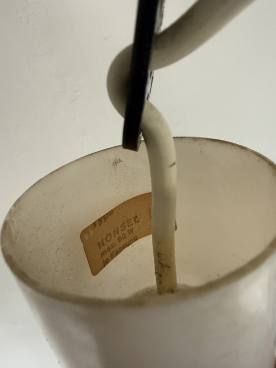 Image 1 of Vintage Capiz shell pendant lamp, Honsel ‘70