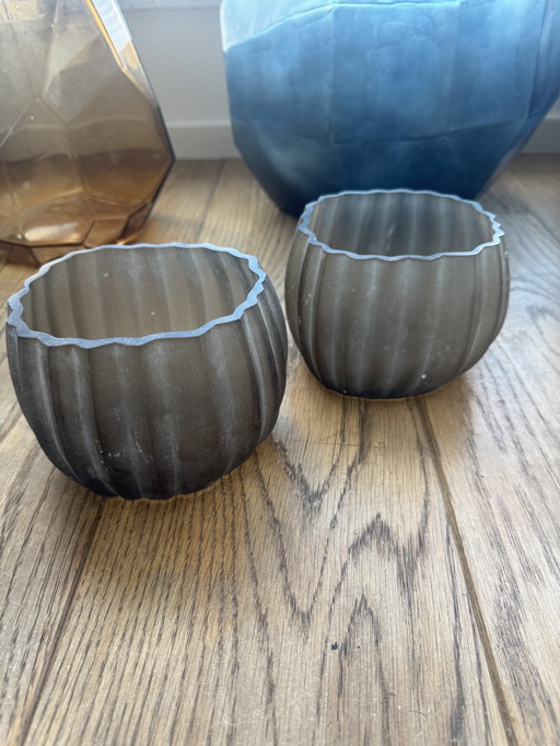 2x Guaxs tea light holders