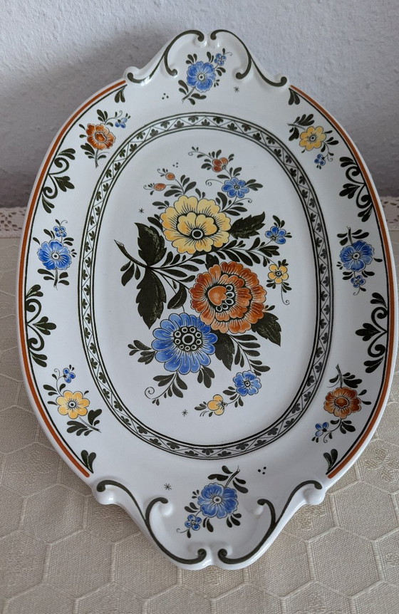 Oval serving platter, by Villeroy & Boch, "Old Amsterdam" – Villeroy und Boch, Crockery, Porcelain (photo 9 of 9)