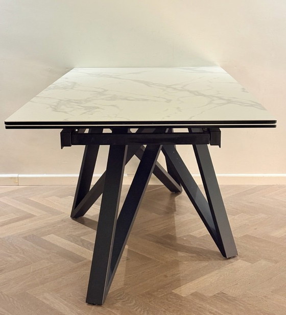 Image 1 of Tavolo da pranzo allungabile MARVELOUS | Ceramica italiana | 180-260 cm