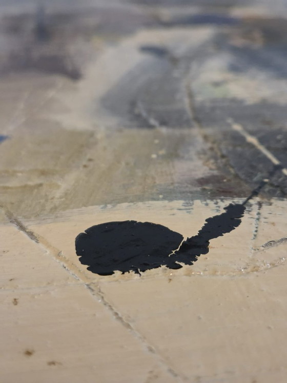 Image 1 of DIEGO PALASGO (Astrattismo Informale Contemporaneo -  Contemporary Informal Abstrac). Senza titolo, 1999 - Polimaterico 60x70 cm