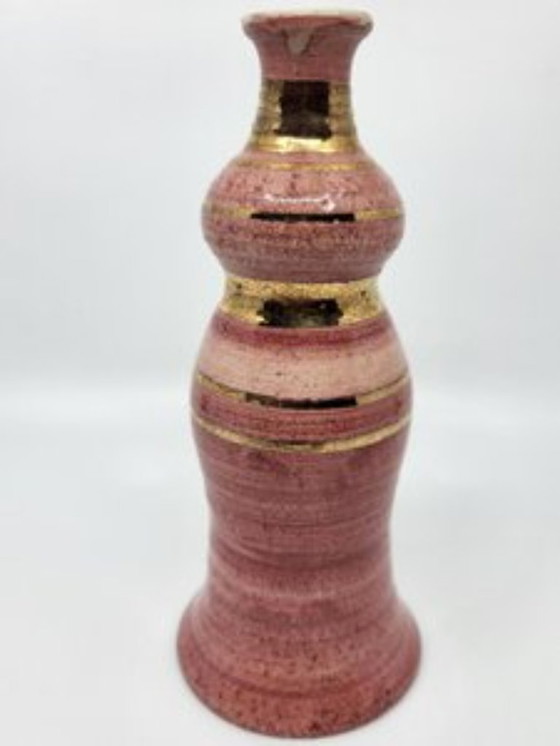 Image 1 of Georges Pelletier vaso soliflore Decorazione in oro fino Francia 1970
