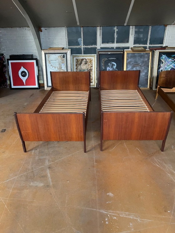 Image 1 of 1970’s Vintage Deens design bedframes