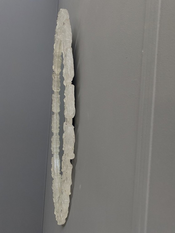 Grote ovale ijsspiegel van Egon Hillebrand, jaren 70. – Glass, Plexiglass, Vintage (photo 7 of 10)