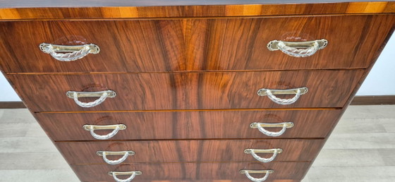 Cómoda Art Déco Veneciana con 5 Cajones, 1940 – Italian Manufacturing, Wood (photo 14 of 29)