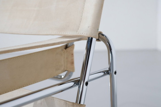Image 1 of Sillón "B3 Wassily" en tela de Marcel Breuer para Gavina, 1925.
