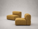 Viccarbe Savina, Victor Carrasco, Trio di 4 pezzi - Kvadrat Steelcut