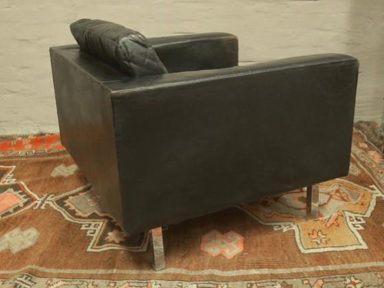 Image 1 of Fauteuil lounge en cuir COR des débuts, années 1950