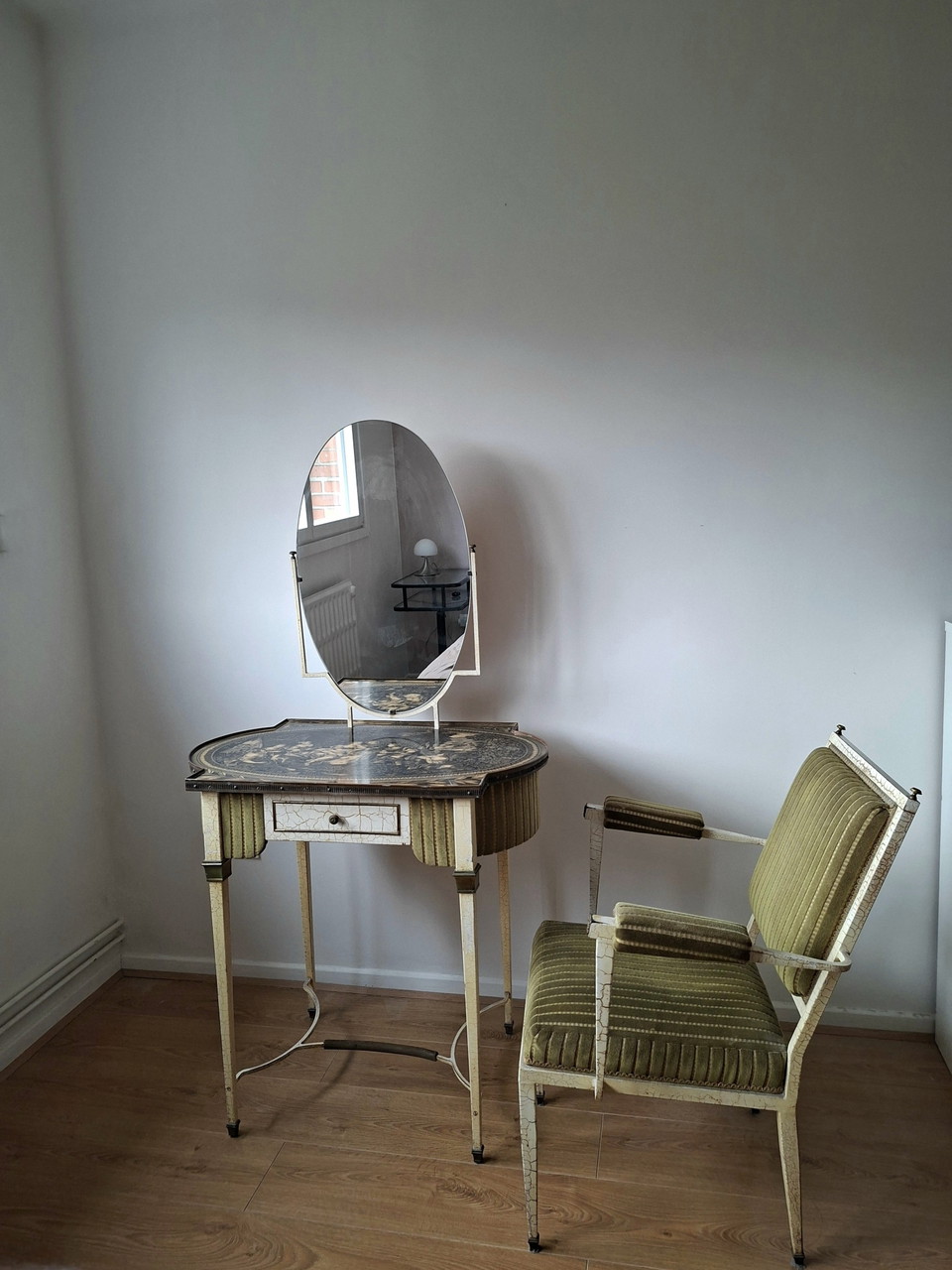 fitted lace wedding dress French Neoclassical Club, Dressing Table or Desk Chair Walnut and Leat   The Art of Antiquing