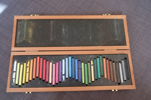 Craies multicolores Conté Paris vintage - Années 1970, non utilisées (2C10)