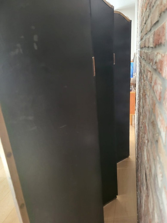 Image 1 of Zeldzaam handgeschilderd Art Deco kamerscherm – in de stijl van Michelangelo’s “Schepping van Adam” (ca. 1920–1935)