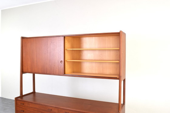 Image 1 of Credenza danesa Mid-Century modelo RY-20 de teca de Hans Wegner para Ry Møbler