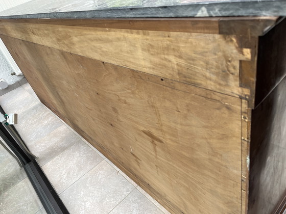 Image 1 of Mobile antico in stile Impero con piano in marmo