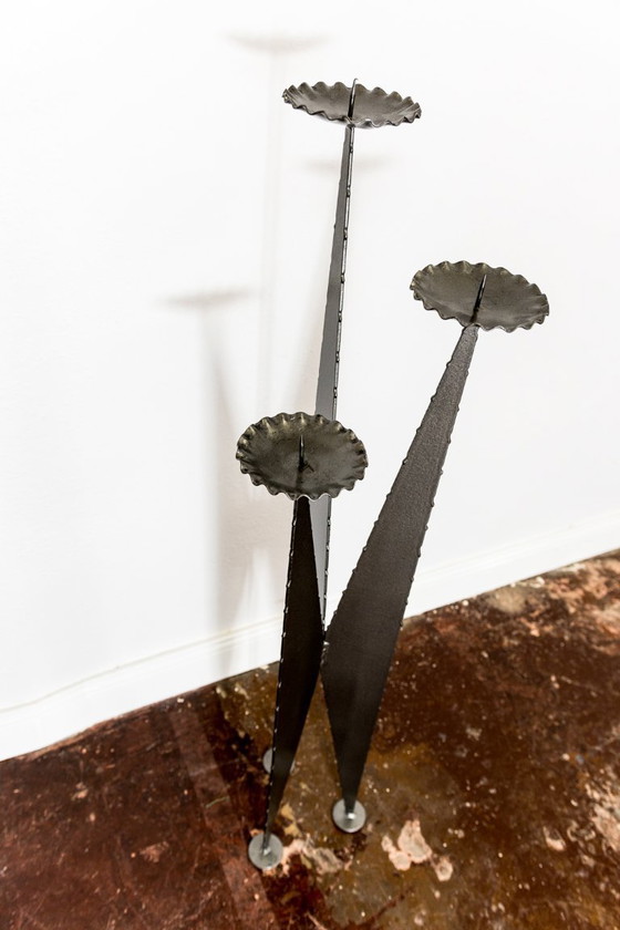 Image 1 of Brutalistischer hoher Kerzenständer, Polen, 1970er Jahre